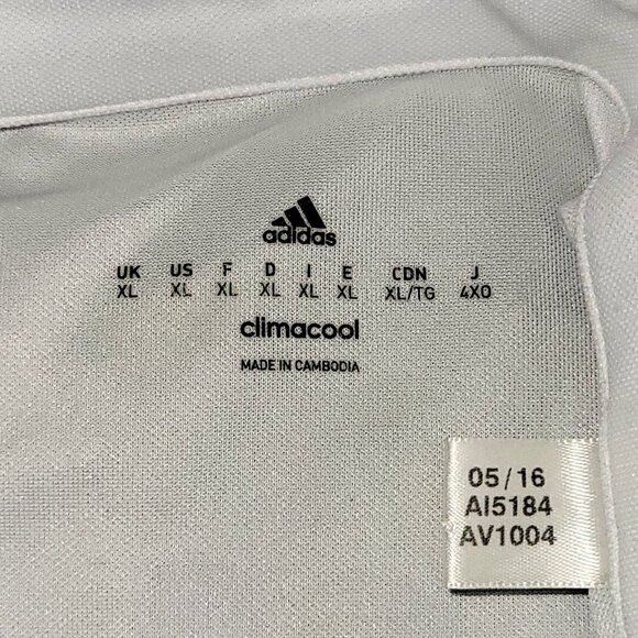 Cristiano Ronaldo Real Madrid 2016 2017 UEFA Home Long Sleeve Soccer Jersey XL - Picture 7 of 10